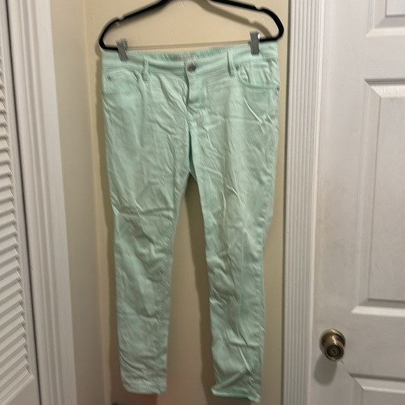 Mint green skinny pant - Picture 2 of 7